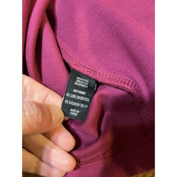 Torrid Skirt Womens 2 2x 18/20 Pull On Fuchsia Pick Pencil Straight Skirt - Picture 5 of 9